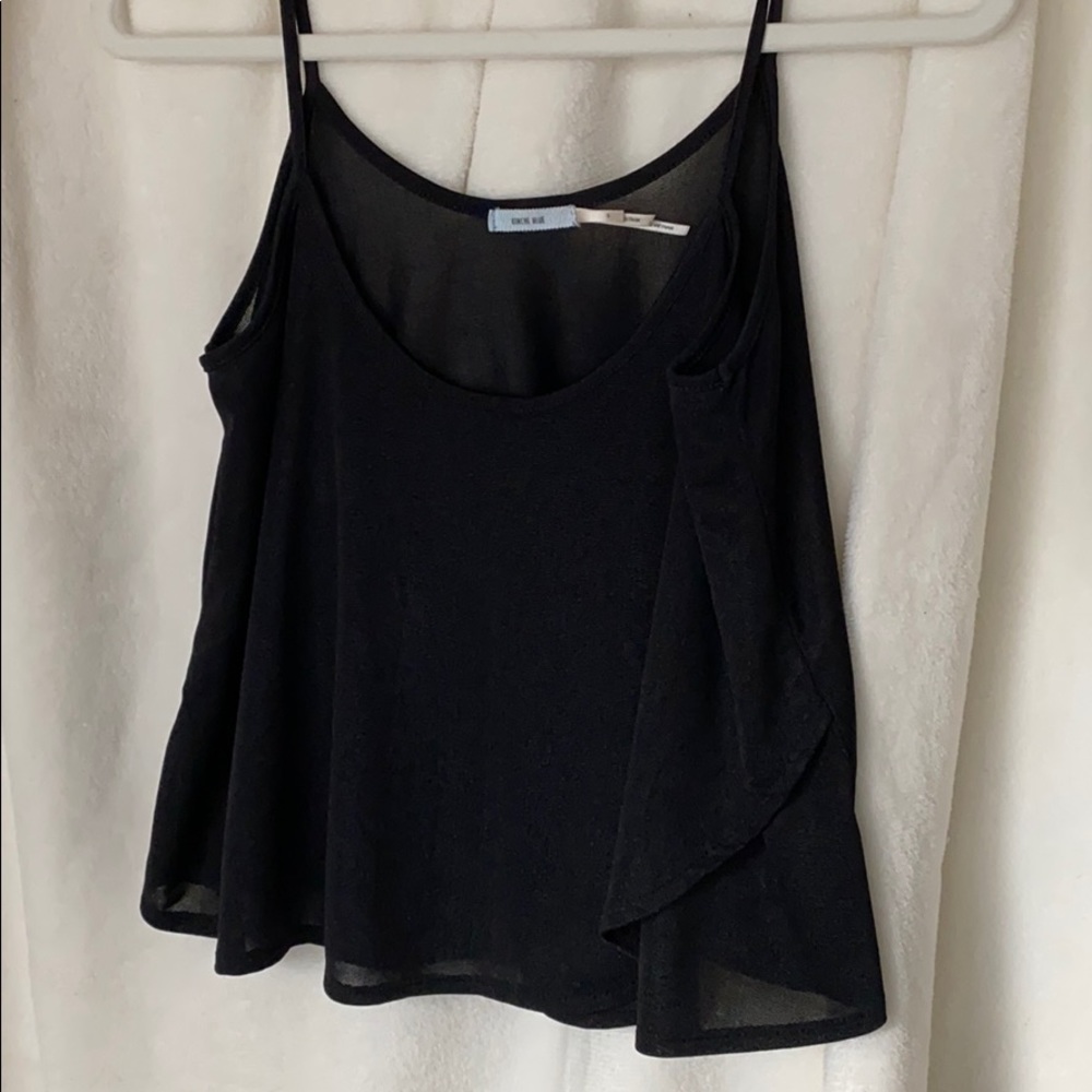Black flowy tank top